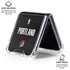 NBA Portland Trail Blazers Jersey Galaxy Z Flip6 Clear Case
